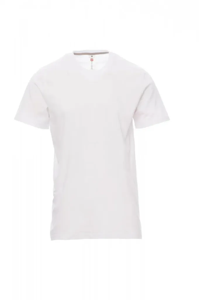 PAYPER CAMISETAS SUNSET TD (S, Blanco)