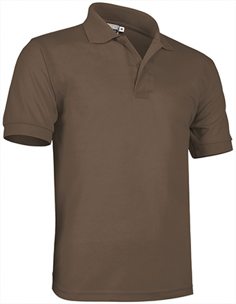 [POVATOPPD20] VALENTO POVATOP Polo M/C PATROL (Marrón Chocolate, S)