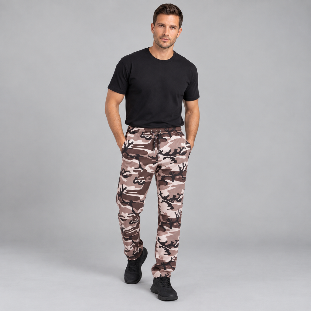GARYS 700900 PANTALON COCINA UNISEX GOMA+CORDON EXTERIOR